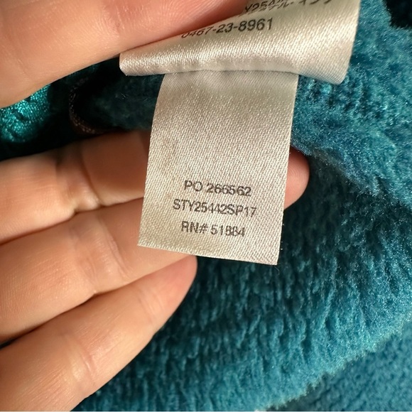 Patagonia Re-Tool Snap-T Better Fleece Pullover Sweater Jewel Tone Teal Medium - Picture 9 of 11